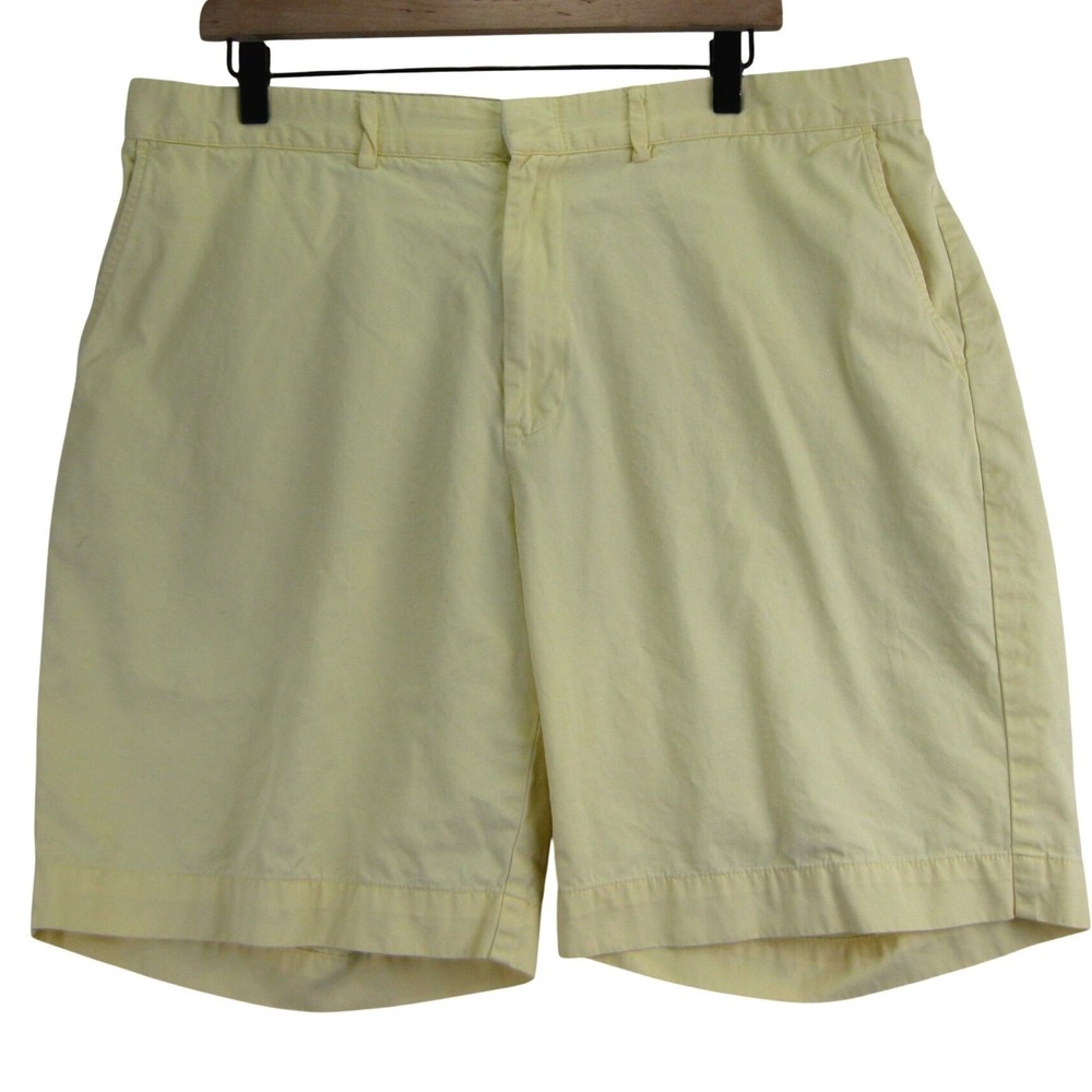 Polo Ralph Lauren Chino Shorts Mens‎ 38 Yellow Classic Preppy Cotton Twill